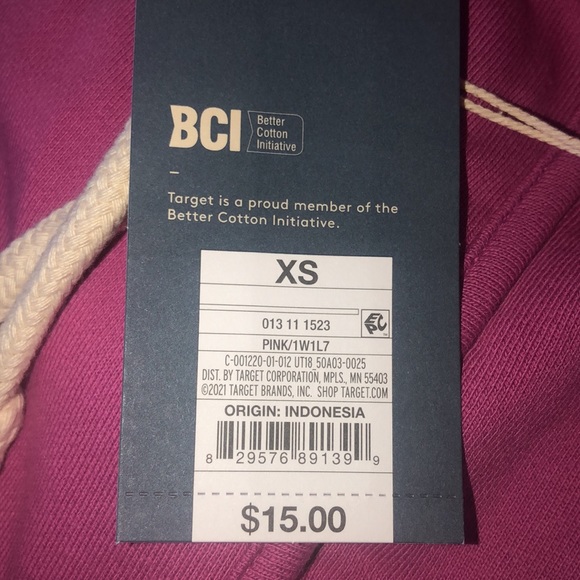 Universal Thread Pink French Terry Lounge Shorts XS Drawstring NWT - Picture 8 of 8